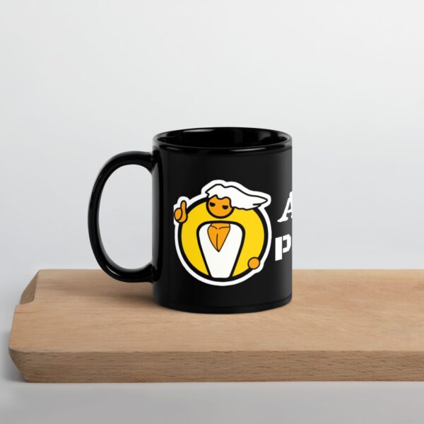 Taza negra brillante - Image 5