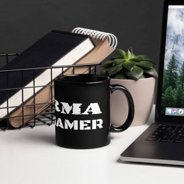 Taza negra brillante - Image 3