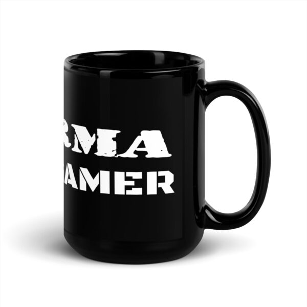 Taza negra brillante - Image 2