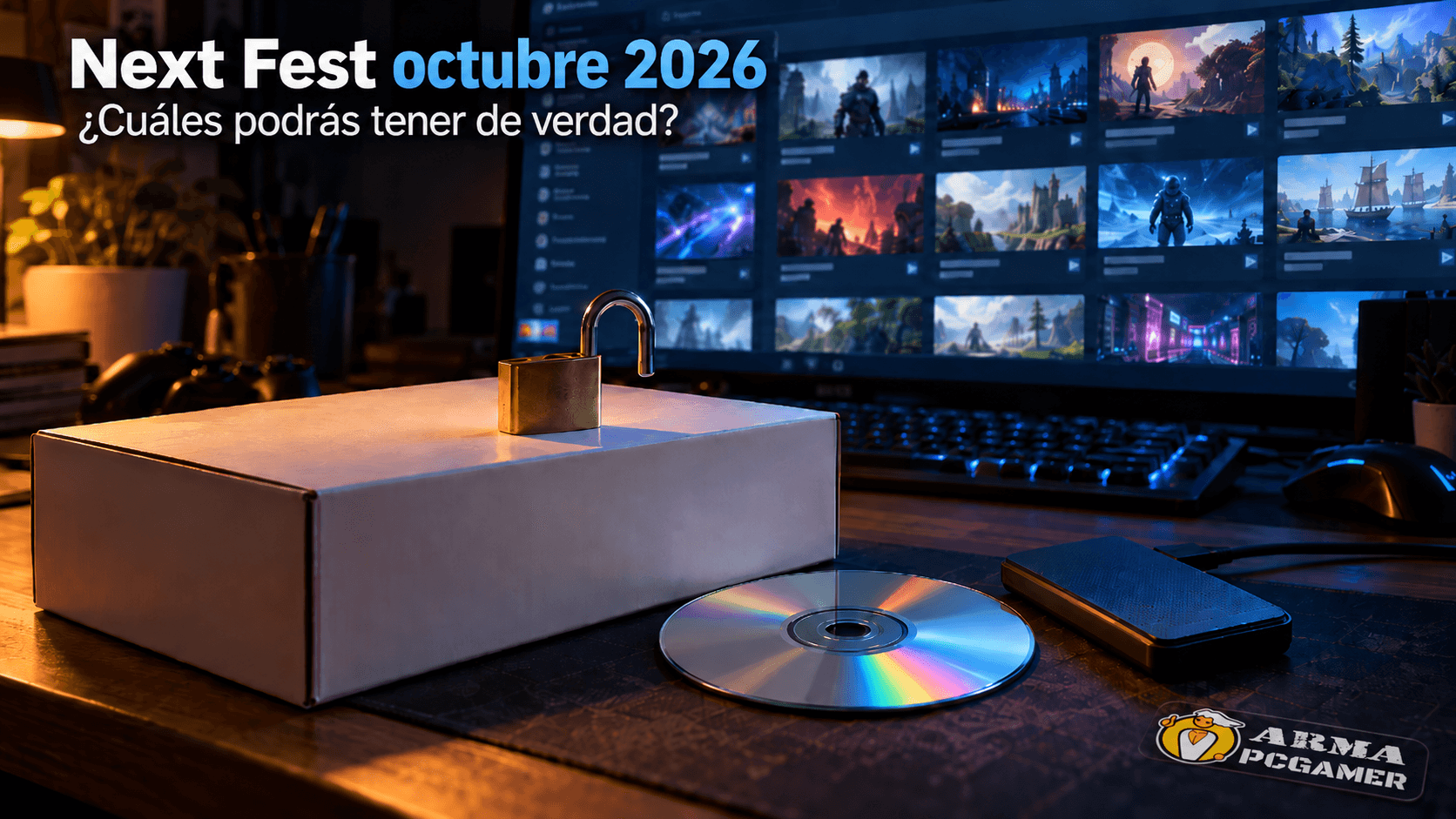 Steam Next Fest octubre 2026: mejores demos y juegos sin DRM